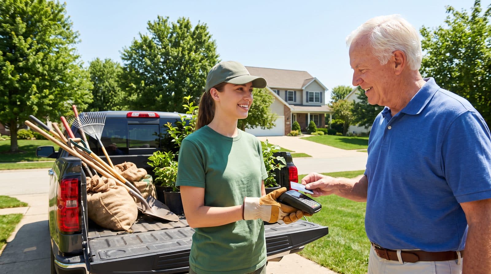 A driveway payment